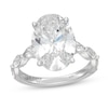 Thumbnail Image 1 of Neil Lane Artistry Oval-Cut Lab-Grown Diamond Engagement Ring 7 ct tw 14K White Gold