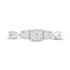 Thumbnail Image 3 of Adore Round-Cut Diamond Three-Stone Engagement Ring 1/15 ct tw Sterling Silver