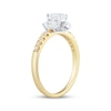 Thumbnail Image 2 of Adore Emerald-Cut Diamond Three-Stone Engagement Ring 1 ct tw 14K Yellow Gold