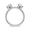 Thumbnail Image 3 of Adore Lab-Grown Diamonds Heart-Shaped Enhancer Ring 1 ct tw 14K White Gold