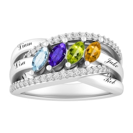 Birthstone Mother's Ring