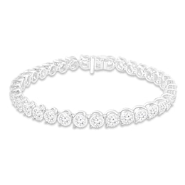 Lab-Created Diamonds by KAY Tennis Bracelet 7 ct tw 10K White Gold 7.25&quot;
