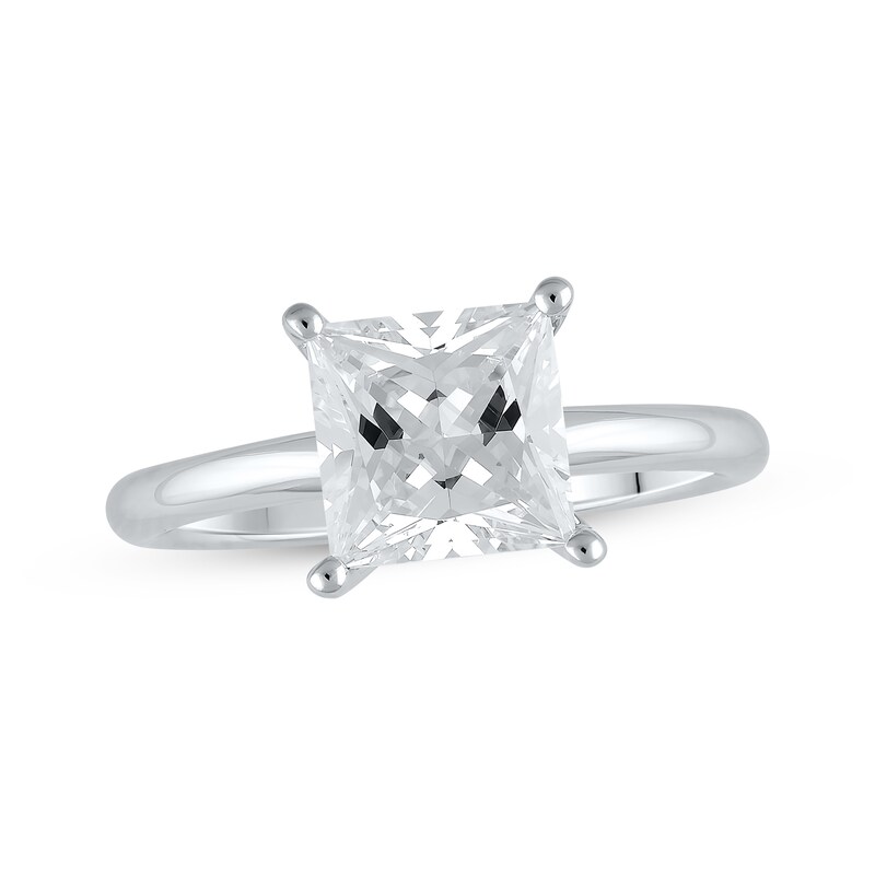 LabCreated Diamonds by KAY PrincessCut Solitaire Engagement Ring 2 ct