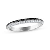 Thumbnail Image 1 of Black & White Diamond Anniversary Band 1/3 ct tw 10K White Gold