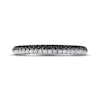 Thumbnail Image 3 of Black & White Diamond Anniversary Band 1/3 ct tw 10K White Gold