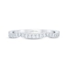 Thumbnail Image 3 of THE LEO First Light Diamond Contour Wedding Band 1/4 ct tw 14K White Gold