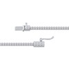 Thumbnail Image 3 of Lab-Grown Diamonds by KAY Graduated Line Bracelet 4 ct tw 14K White Gold 7.25&quot;
