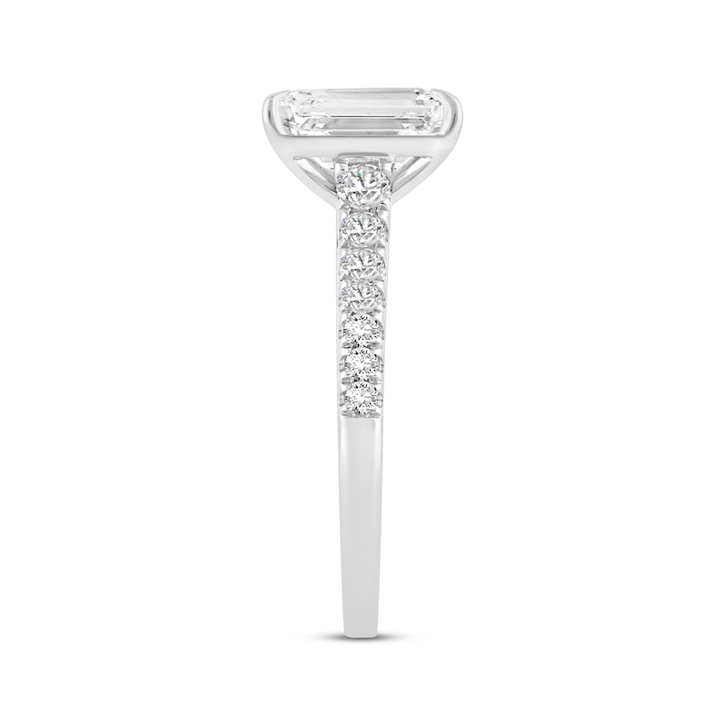 Main Image 2 of Adore Lab-Grown Diamonds Radiant-Cut Engagement Ring 2-1/2 ct tw 14K White Gold