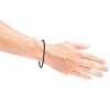 Thumbnail Image 4 of Men's Black Diamond Tennis Bracelet 8 ct tw Sterling Silver 8.5"