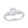 Thumbnail Image 1 of Adore Oval-Cut Diamond Engagement Ring 3/4 ct tw 14K White Gold