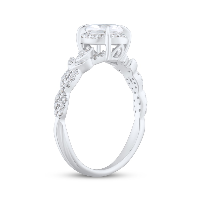 Main Image 2 of Adore Oval-Cut Diamond Engagement Ring 3/4 ct tw 14K White Gold