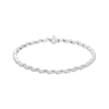 Thumbnail Image 1 of Diamond S-Link Bracelet 1 ct tw 10K White Gold 7.25"