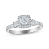 Thumbnail Image 1 of Adore Round-Cut Diamond Halo Engagement Ring 1 ct tw 14K White Gold