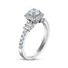 Thumbnail Image 2 of Adore Round-Cut Diamond Halo Engagement Ring 1 ct tw 14K White Gold