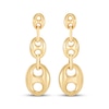 Thumbnail Image 2 of Mariner Link Graduated Drop Earrings 14K Yellow Gold