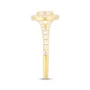 Thumbnail Image 2 of Adore Heirloom Oval-Cut Diamond Halo Engagement Ring 1-1/3 ct tw 18K Yellow Gold