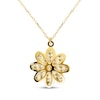 Thumbnail Image 1 of Reaura Flower Necklace 14K Yellow Gold 18"