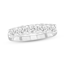 Adore Diamond Five-Stone Anniversary Ring 1/2 ct tw 10K White Gold