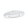 Thumbnail Image 1 of Adore Diamond Graduated Anniversary Ring 1/4 ct tw 10K White Gold