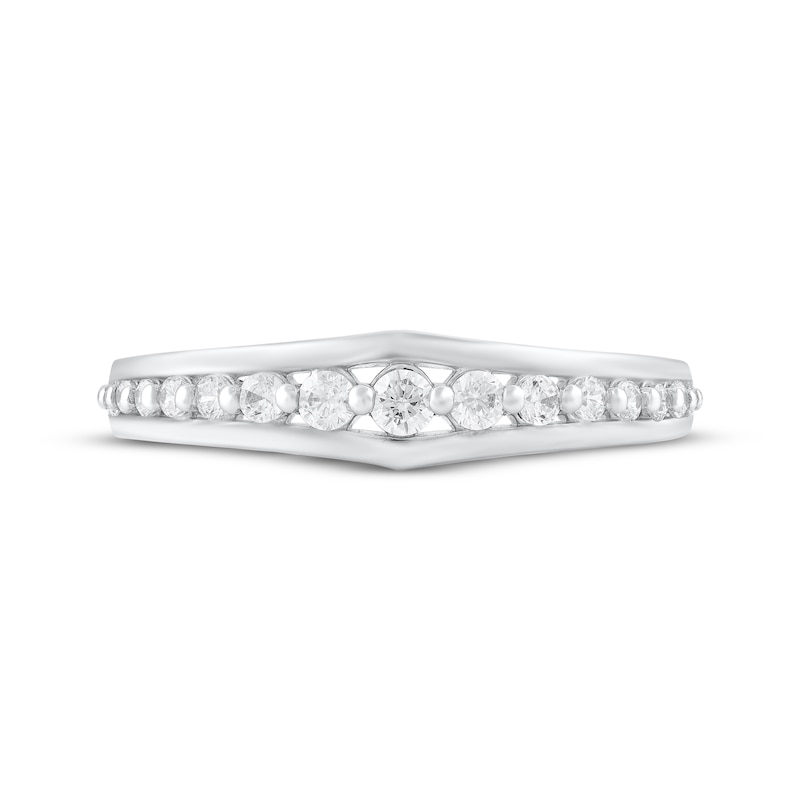 Main Image 3 of Adore Diamond Graduated Anniversary Ring 1/4 ct tw 10K White Gold