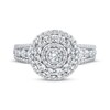 Thumbnail Image 3 of Adore Round-Cut Diamond Triple Halo Engagement Ring 1 ct tw 10K White Gold