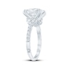 Thumbnail Image 2 of Monique Lhuillier Bliss Princess-Cut Lab-Grown Diamond Halo Engagement Ring 4-5/8 ct tw 18K White Gold