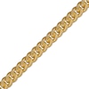 Thumbnail Image 3 of 6.25mm Diamond-Cut Miami Cuban Curb Chain Necklace 24K Yellow Gold Vermeil Sterling Silver 22"