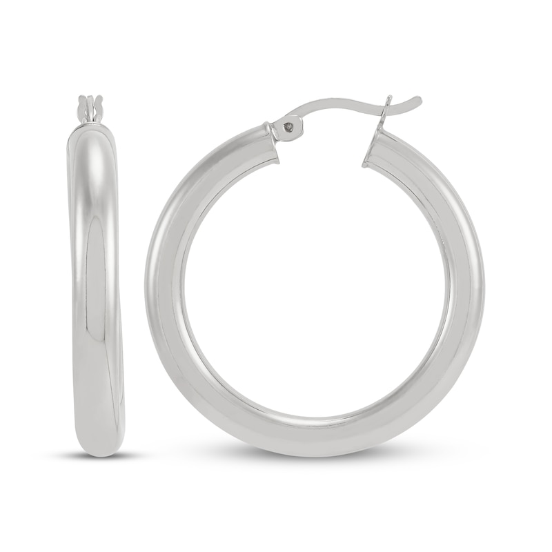 Main Image 4 of Hoop Earrings Set Sterling Silver