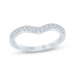 Adore Diamond Chevron Anniversary Ring 1/4 ct tw Platinum