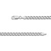 Thumbnail Image 4 of 4.3mm Curb Chain Necklace Solid Sterling Silver 22"