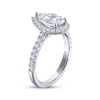 Thumbnail Image 2 of THE LEO Legacy Lab-Grown Diamond Pear-Shaped Engagement Ring 2 ct tw 14K White Gold