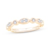 Thumbnail Image 1 of Adore Lab-Grown Diamonds Milgrain Anniversary Ring 1/4 ct tw 10K Yellow Gold
