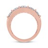 Thumbnail Image 3 of Adore Men's Lab-Grown Diamonds Multi-Column Wedding Band 5 ct tw 14K Rose Gold