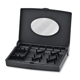Mini Tangle-Resistant Jewelry Case Black