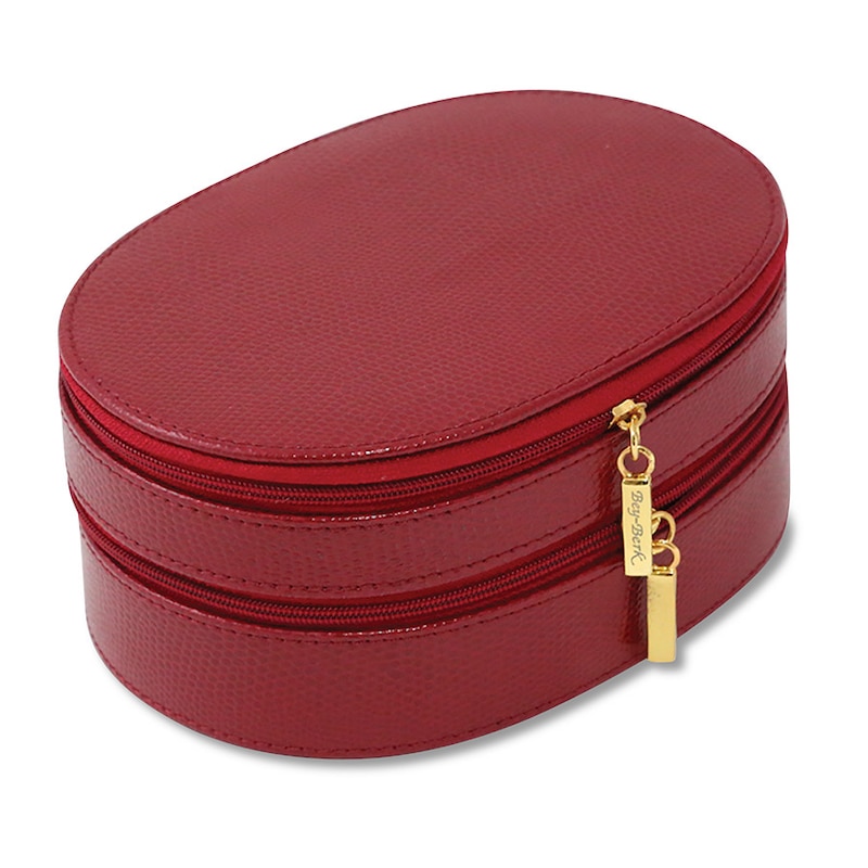 Jewelry Case Red Leather