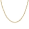 Thumbnail Image 1 of Diamond-Cut Infinity Link Necklace 10K Yellow Gold 18"