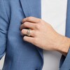 Thumbnail Image 4 of Men’s Brown & White Diamond Wedding Band 1 ct tw 10K Yellow Gold
