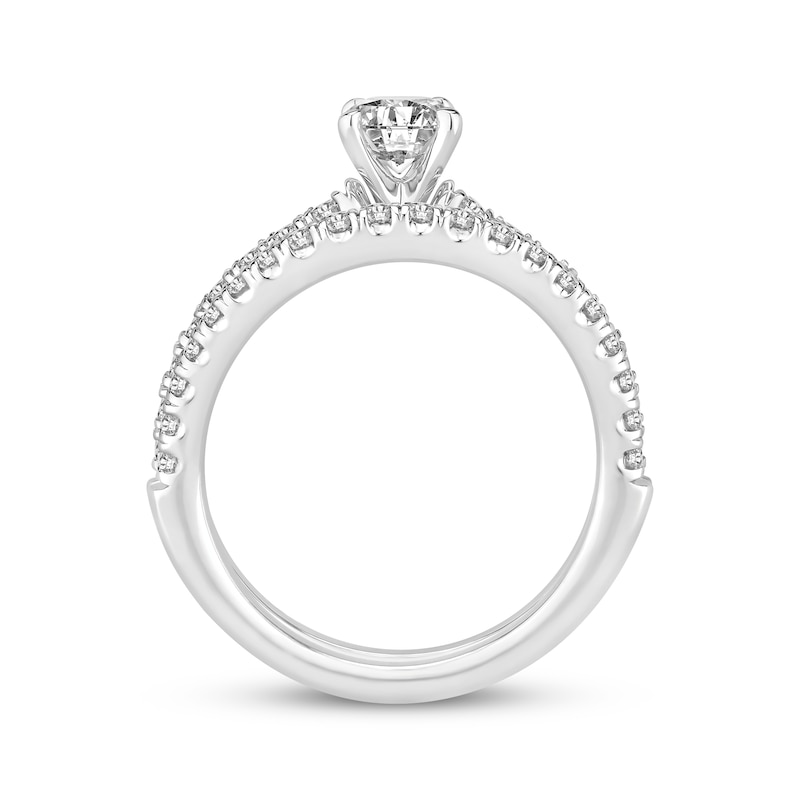 Round-Cut Diamond Bridal Set 1 ct tw 14K White Gold