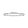 Thumbnail Image 0 of Diamond Cushion Link Tennis Bracelet 1/4 ct tw Sterling Silver 7.25"