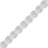Thumbnail Image 1 of Diamond Cushion Link Tennis Bracelet 1/4 ct tw Sterling Silver 7.25"
