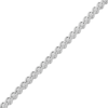 Thumbnail Image 1 of Diamond Flower Frame Link Bracelet 3 ct tw 10K White Gold 7"