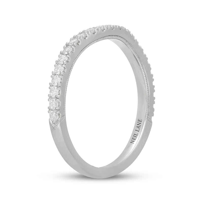 Main Image 2 of Neil Lane Diamond Contour Wedding Band 1/3 ct tw 14K White Gold