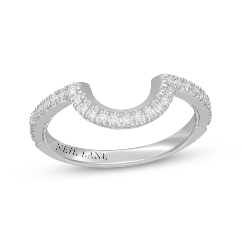 Main Image 7 of Neil Lane Diamond Contour Wedding Band 1/4 ct tw 14K White Gold