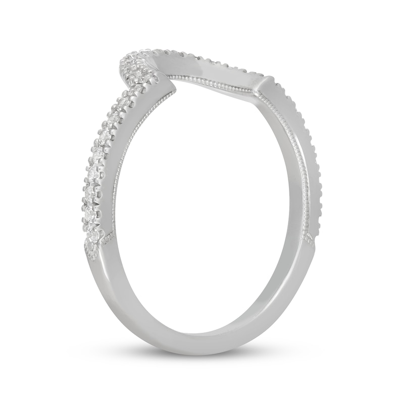 Main Image 8 of Neil Lane Diamond Contour Wedding Band 1/4 ct tw 14K White Gold