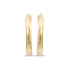 Thumbnail Image 2 of Reaura Domed Hoop Earrings Repurposed 14K Yellow Gold 28mm