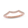Thumbnail Image 1 of THE LEO Prisma Diamond Contour Wedding Band 1/8 ct tw 14K Rose Gold