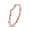 Thumbnail Image 2 of THE LEO Prisma Diamond Contour Wedding Band 1/8 ct tw 14K Rose Gold