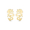Thumbnail Image 2 of Dragon Cutout Stud Earrings 10K Yellow Gold