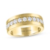 Thumbnail Image 1 of Men's THE LEO Diamond Wedding Band 1 ct tw 14K Yellow Gold