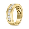 Thumbnail Image 2 of Men's THE LEO Diamond Wedding Band 1 ct tw 14K Yellow Gold